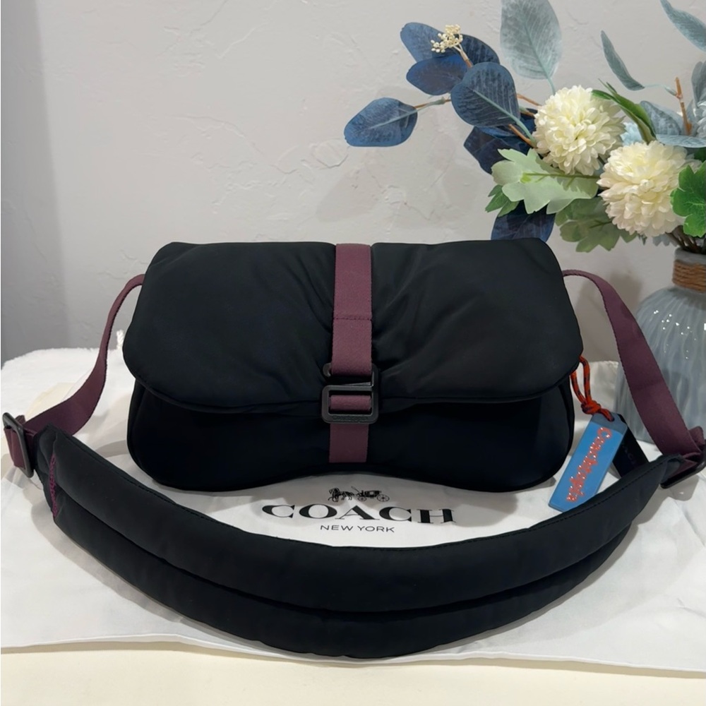 SOLD Coach Coachtopia Loop Puffy Wavy Dinky Shoulder Bag